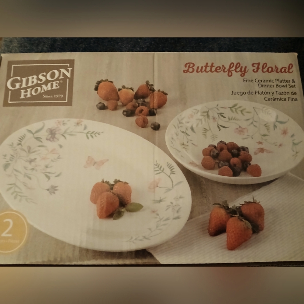 Platter and bowl set